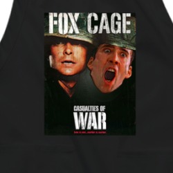 Casualties Of War Nicolas Cage Parody Funny Fake Movie Role Fan Apron 38597320