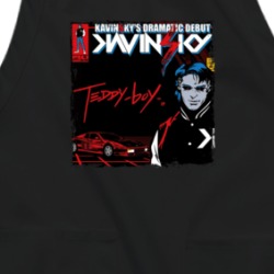 Teddy Boy Kavinsky's Dramatic Debut Album Cover Apron 38597340