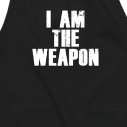 I Am The Weapon Gun Rights Supporter Apron 38597357