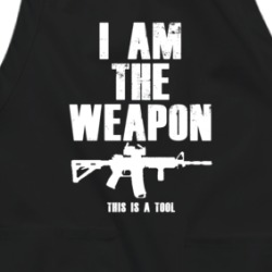 This Is A Tool I Am The Weapon Gun Rights Supporter Apron 38597359