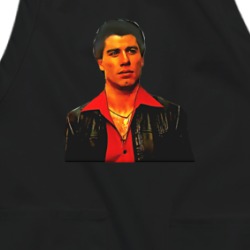 Saturday Night Fever John Travolta Tony Manero Movie Fan Apron 38597367