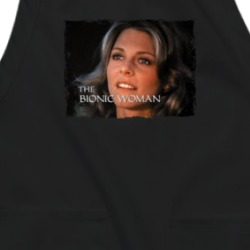 The Bionic Woman Jaime Sommers Lindsay Wagner 70s Tv Fan Apron 38597368