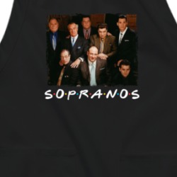 The Sopranos Friends Parody Tv Show Fan Apron 38597369
