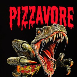 Pizzavore Pizza Eating Dinosaur Funny T Shirt 38611299