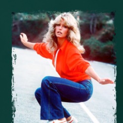 Charlie's Angel Rollerskating 70s Icon Pin Up Fan T Shirt 38623337