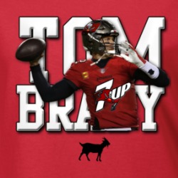 Tom Brady Goat 7 Rings Champs Tampa Fan Ladies T Shirt 38642651