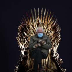 Bernie Sanders Sits The Iron Throne Game Of Thrones Parody Long Sleeve T Shirt 38663576