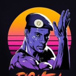 Jean Claude Van Damme Fight Mixed Martial Arts Movie Fan Long Sleeve T Shirt 38663582