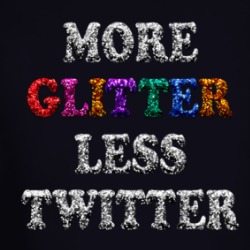 More Glitter Less Twitter Funny Long Sleeve T Shirt 38663585