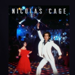 Saturday Night Fever Nicolas Cage Parody Film Funny Movie Long Sleeve T Shirt 38663588