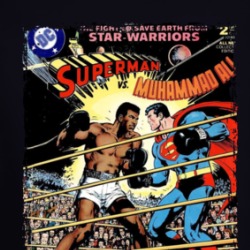 Superman Vs Muhammad Ali Match Boxing Legend Comic Fan Long Sleeve T Shirt 38663722