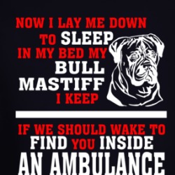 Now I Lay Me Down To Sleep On My Bed My Bull Mastiff Funny Dog Owners Long Sleeve T Shirt 38663765
