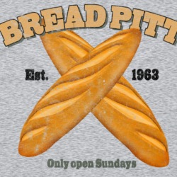Bread Pitt Est 1963 Parody Funny Bakery T Shirt 38688119