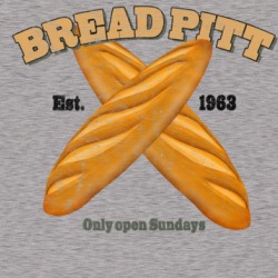 Bread Pitt Est 1963 Parody Funny Bakery Baby One Piece 38688120