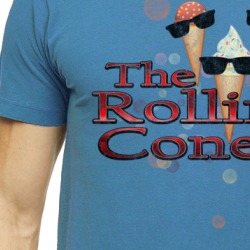 The Rollin' Cones Parody Rock Stars Ice Cream Funny T Shirt 38688370