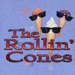 The Rollin' Cones Parody Rock Ice Cream Funny T Shirt 38688404