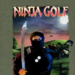 Ninja Golf Video Game Cool Gamer T Shirt 38699119