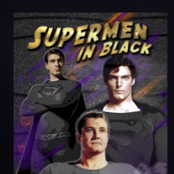 Supermen In Black Funny Parody Superheroes Unite Fan Long Sleeve T Shirt 38708593