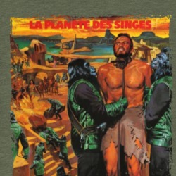Planet Of The Apes 60s Sci Fi French Movie T Shirt 38710089
