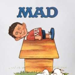 Peanuts Alfred E Neuman Mad 70s Magazine Cover T Shirt 38712414