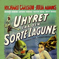 Creature From The Black Lagoon 50s Danish Movie T Shirt 38712433