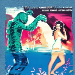 Creature From The Black Lagoon 50s French Movie T Shirt 38712445