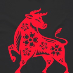 Bull Flowers Cool Animal T Shirt 38721403