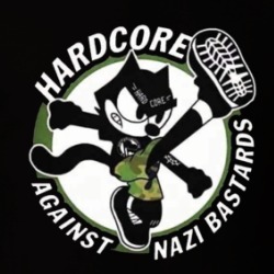 Hardcore Against Nazi Bastards T Shirt 38728320