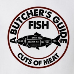 Fish A Butcher's Guide Cuts Of Meat T Shirt 38729617