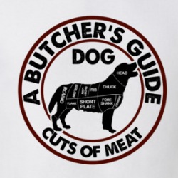 Dog A Butcher's Guide Cuts Of Meat T Shirt 38729618