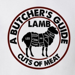 Lamb A Butcher's Guide Cuts Of Meat T Shirt 38729621
