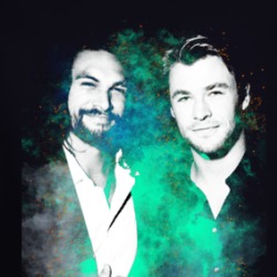 Bros Chris Hemsworth Jason Mamoa Parody Funny Super Hero Actor Fan Long Sleeve T Shirt 38731222