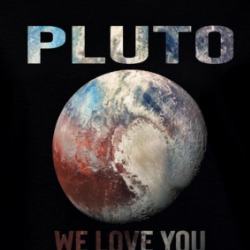 Pluto We Love You Planet Space Universe Solar System Fan Ladies T Shirt 38733511