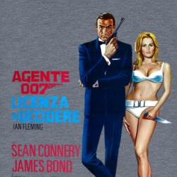 Dr No James Bond Ian Fleming Fan Italian Movie T Shirt 38740145