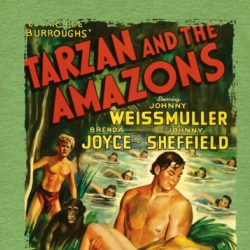 Tarzan And The Amazons 40s Action Adventure Movie T Shirt 38741030