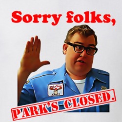 Sorry Folks Park's Closed John Candy Family Vacation Funny Movie T Shirt 38747864