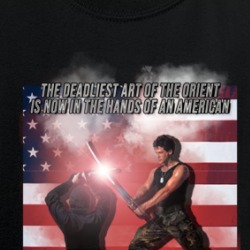 American Ninja 80s Action Fan Mma Movie T Shirt 38758274