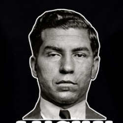 Lucky Luciano Italian Gangster New York Fan Ladies T Shirt 38775710
