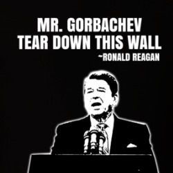 Mr Gorbachev Tear Down This Wall Ronald Reagan T Shirt 38833787