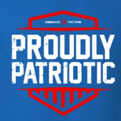 Proudly Patriotic Workout T Shirt 38833795