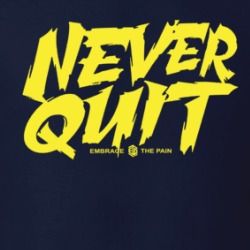 Never Quit Workout T Shirt 38833796