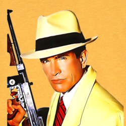 Dick Tracy Tommy Gun T Shirt 38866826