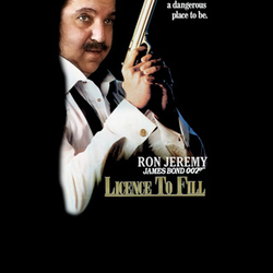 Ron Jeremy Funny 007 Licence To Fill Porn T Shirt 38888