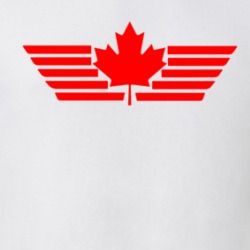 Top Gun Canadian Flag Mashup T Shirt 38943061