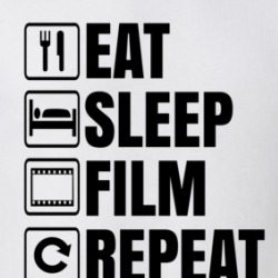 Eat Sleep Film Repeat T Shirt 38943065