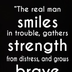The Real Man Smile In Trouble T Shirt 38983771
