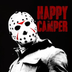 Jason Voorhees Friday The 13th Happy Camper Parody Funny Horror T Shirt 39018220