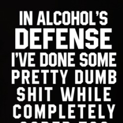 In Alcohol's Defense T Shirt 39046686