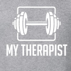 My Therapist Barbell Workout T Shirt 39051770