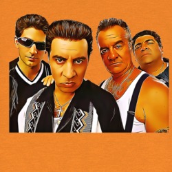 Sopranos Gang Crew T Shirt 39051777
